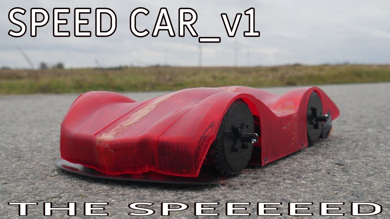 3D printed RC speed car - SpeedCar_v1