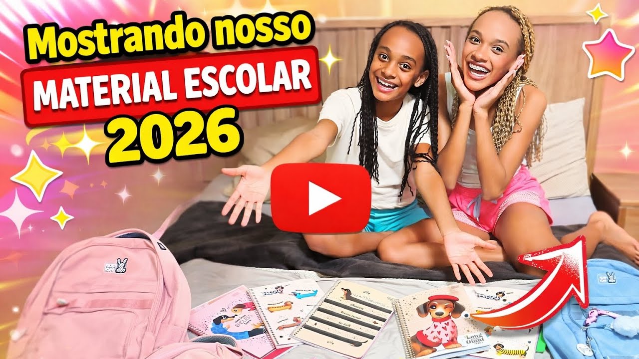 Mostrando nosso material escolar 2026