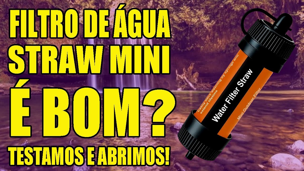 É O MELHOR FILTRO DE ÁGUA PARA SOBREVIVÊNCIA?