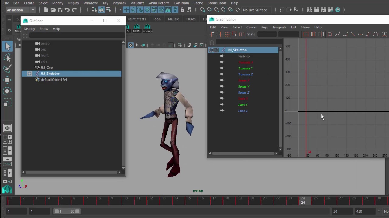 Baking rigs in Maya