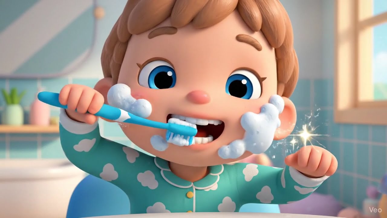 Brushy Brushy Time Song For Kids | Nursery Rhymes & Kids Songs