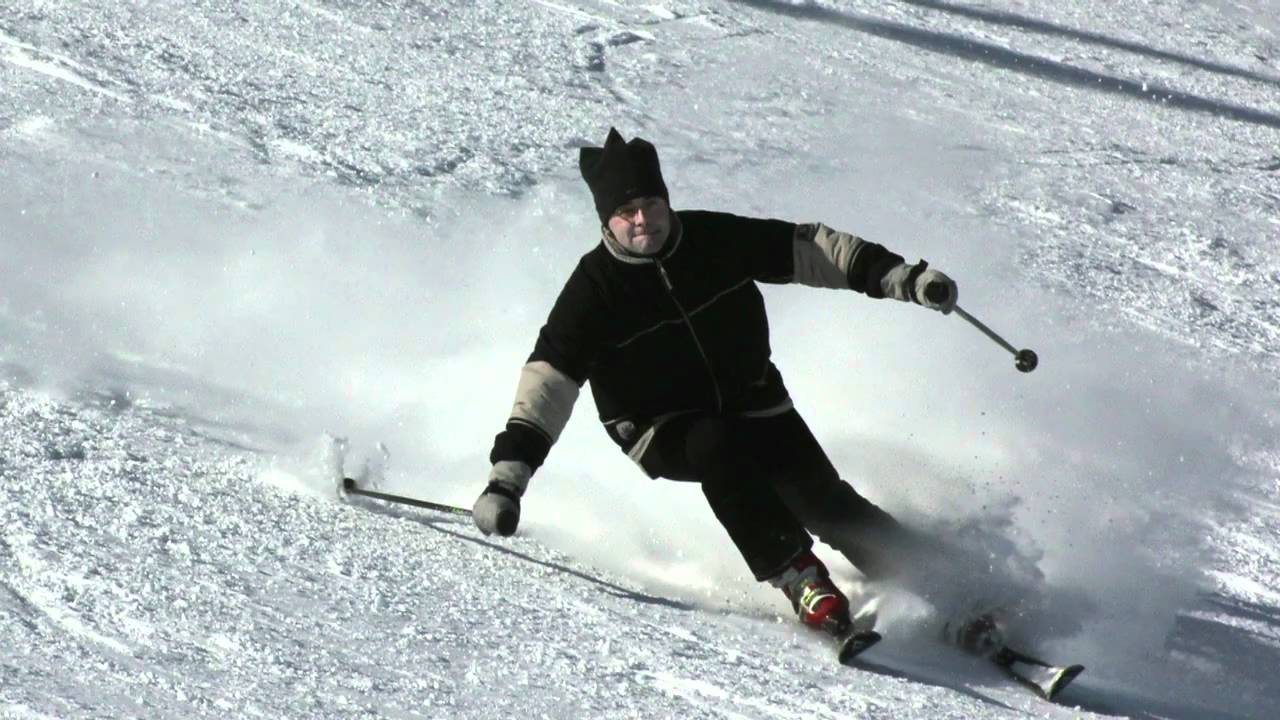 Zieleniec carving narty carve na krawędzi i oldschool