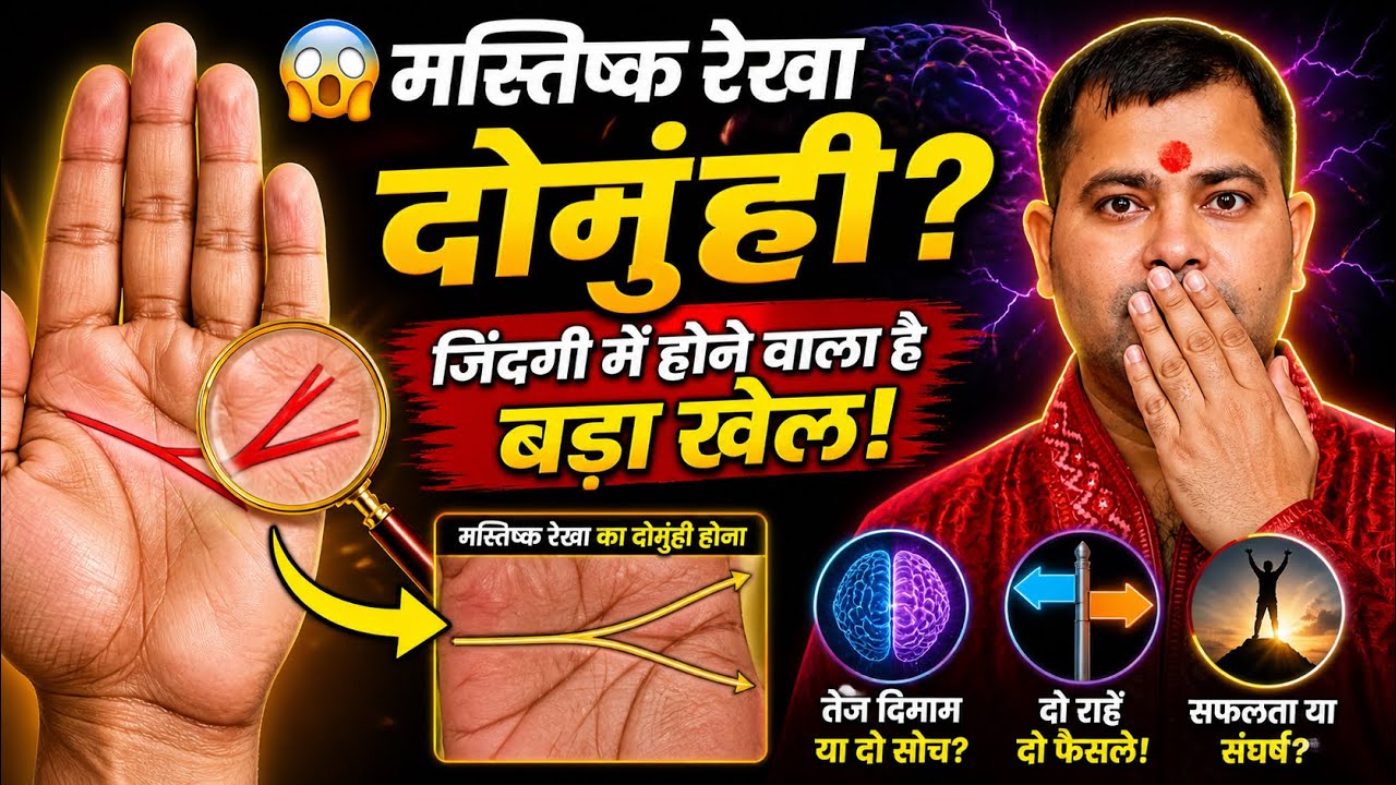 Double Mind Line | Double Fate Line | Double Life Line | Double Sun Line | Double Heart Line #Palm