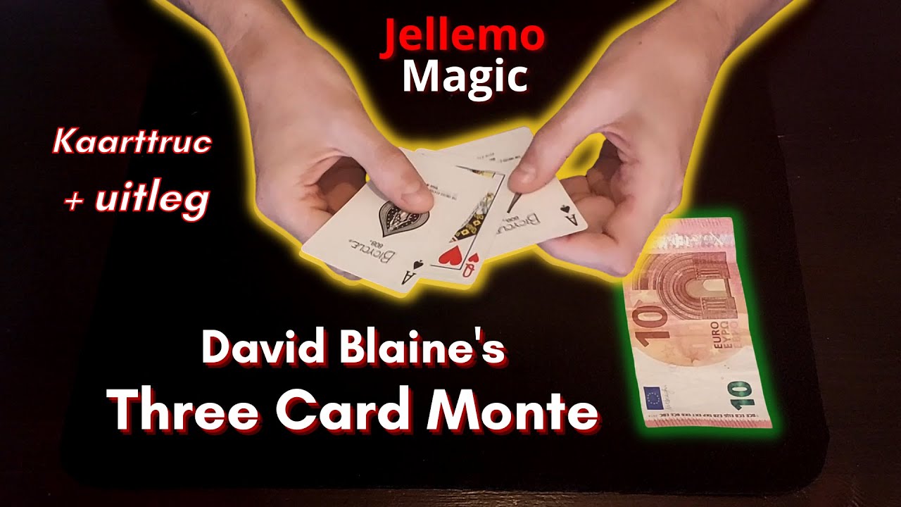 Three Card Monte van David Blaine uitgelegd! (Kaarttruc + uitleg)