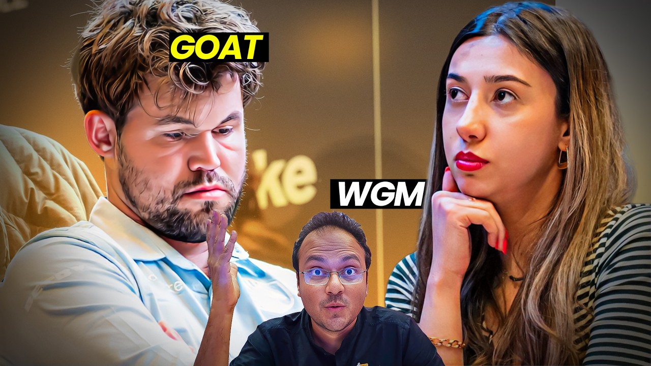 Магнус Карлсен vs WGM из Азербайджана Нармин Халафова | Гренке Фристайл 2026