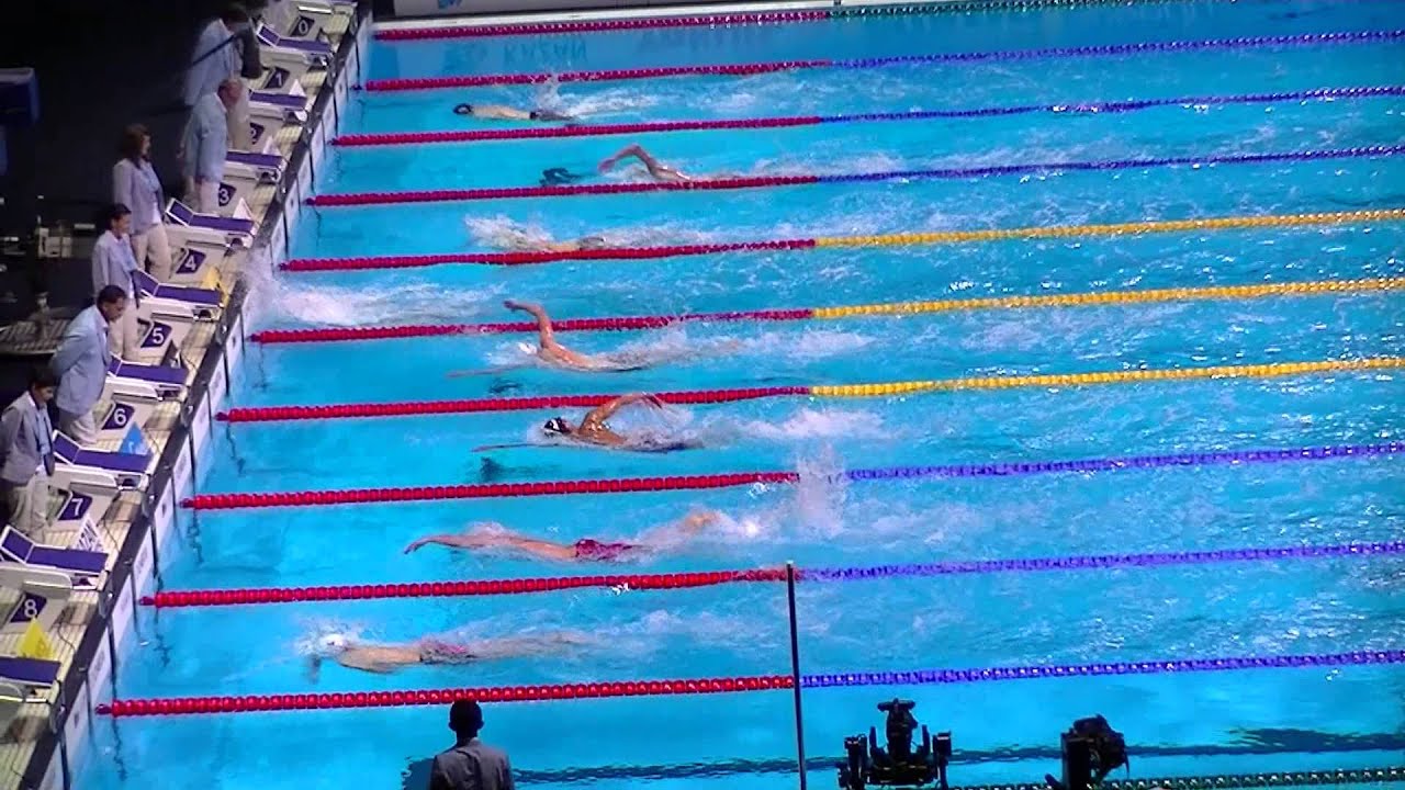 400m Freestyle men, Final. Swimming World Championships BCN 2013. SUN Yang Gold Medal