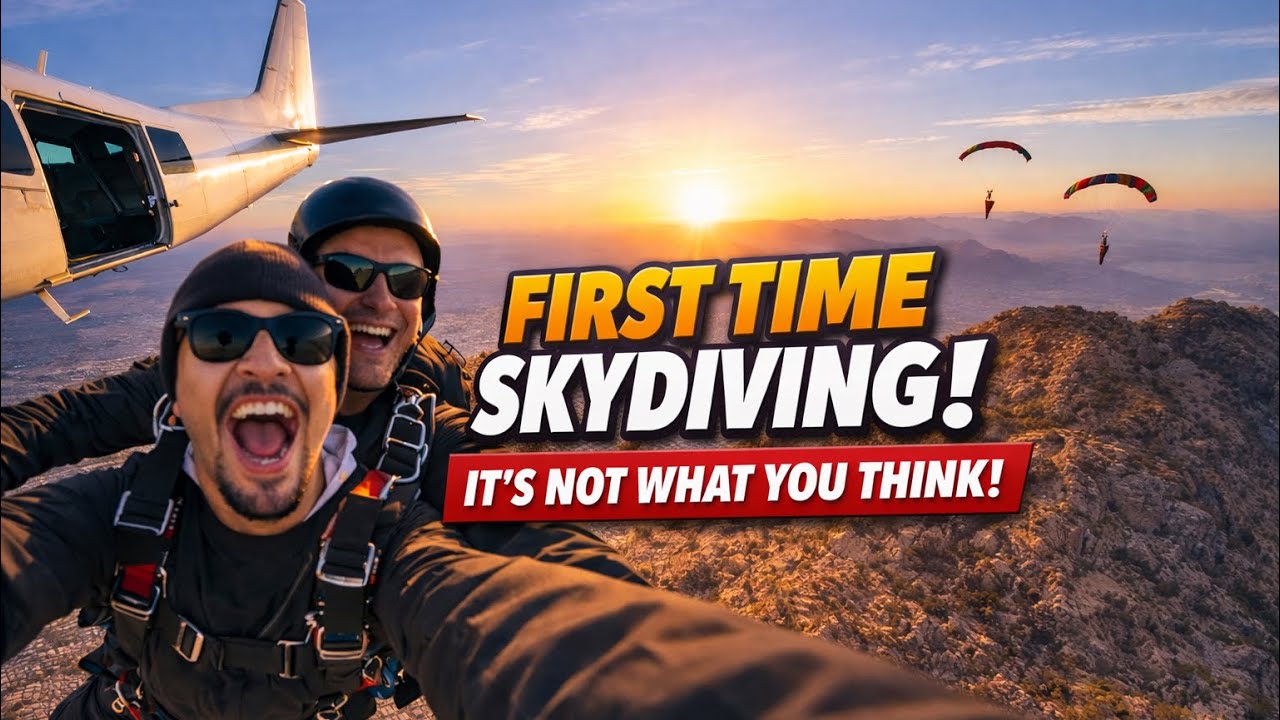 Skydiving for the first time : it’s not what you think 