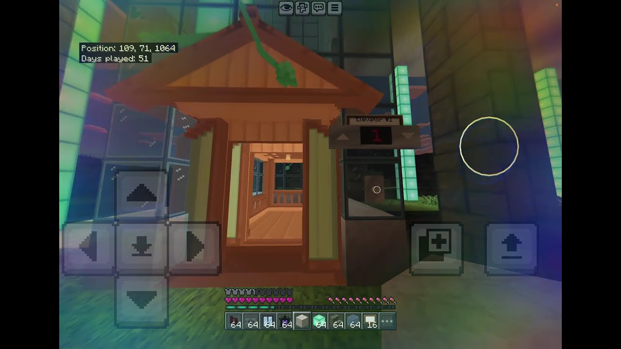 EPIC MOTOR: Modded MEI Glass Hydraulic Elevator/Lift - Titipo Offices - Minecraft.