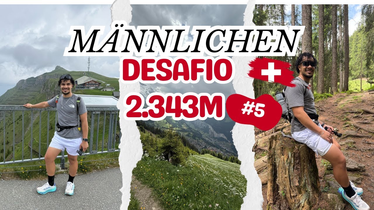 ''No Topo da Suíça: A Trilha Inesquecível até Männlichen 🏞️|#5''