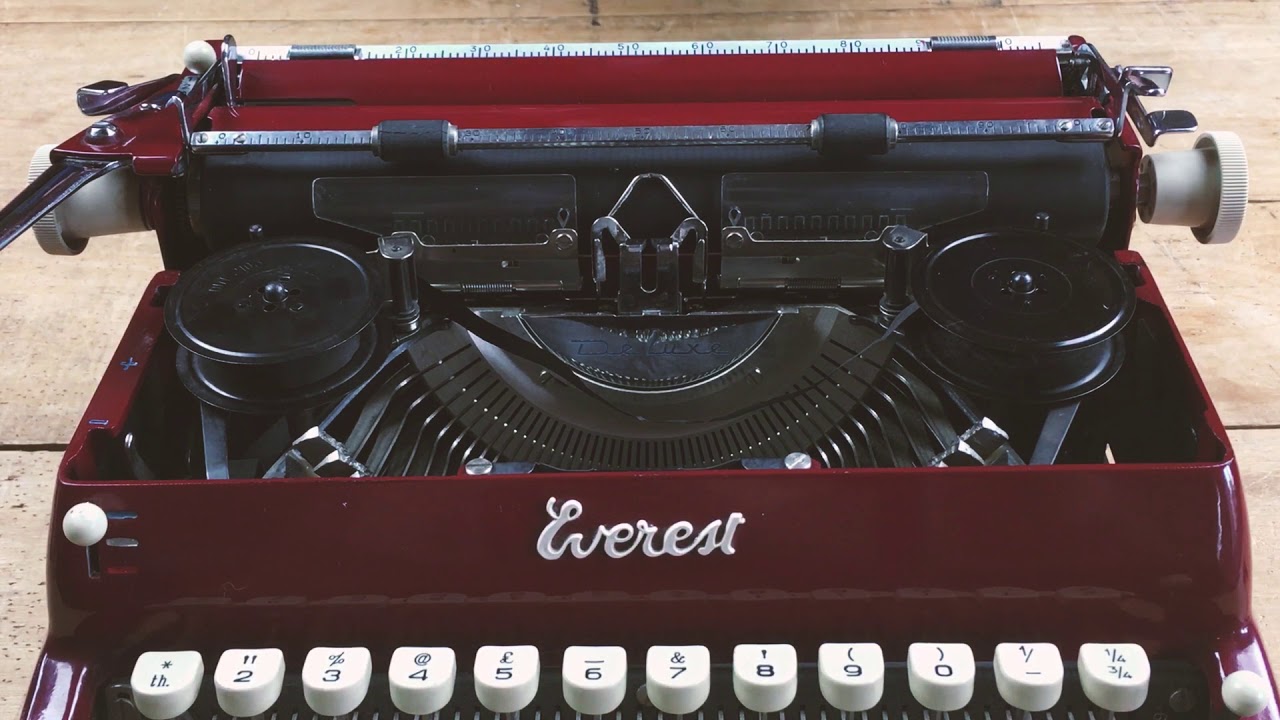 How to wind new ribbon onto your existing typewriter spools