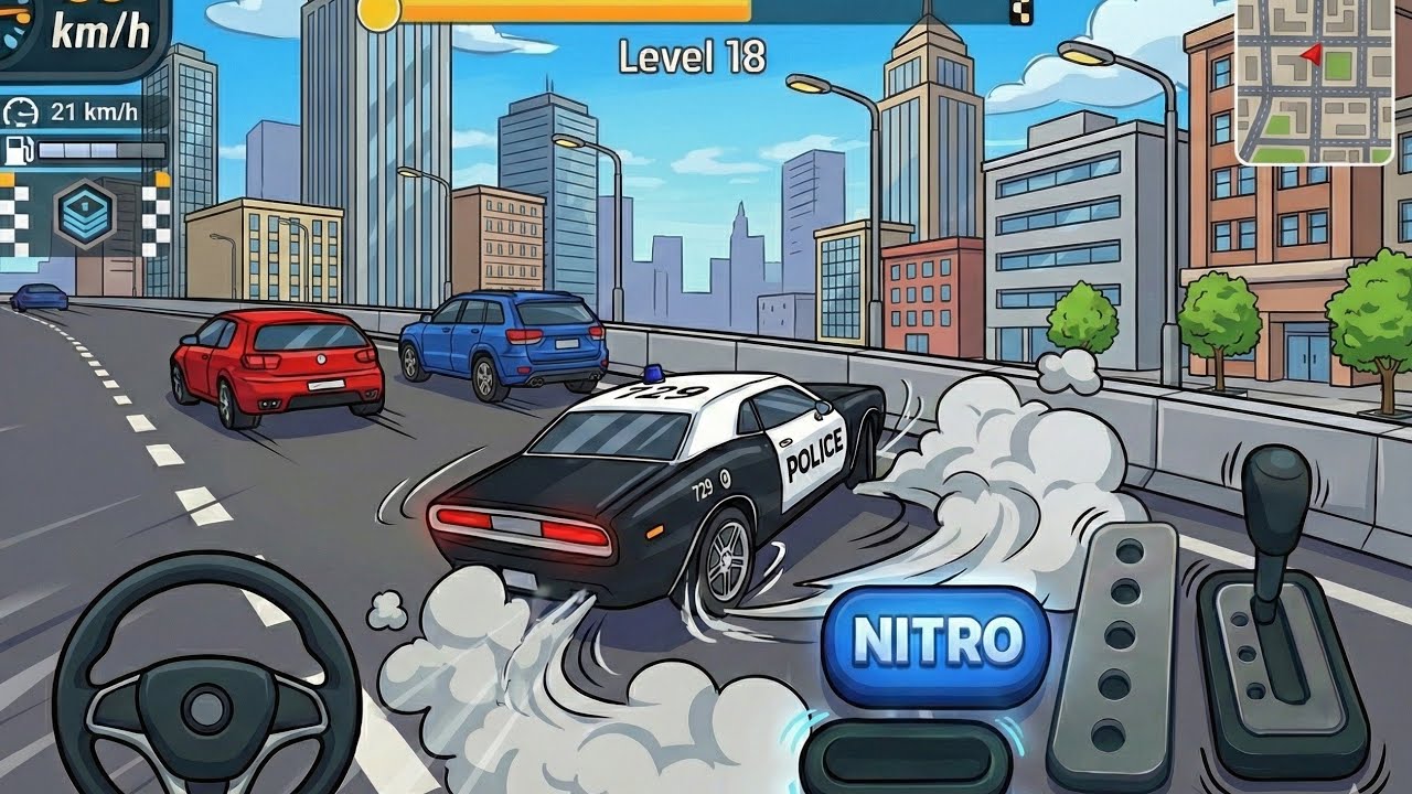 Police Car Chase Simulator 3D - Real City Cop Pursuit | Android Gameplay #7 | Darcrays Play