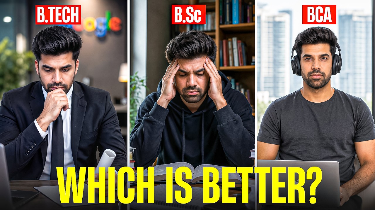 BTech vs BCA vs BSc in 2026: Don&rsquo;t Make the Wrong Choice!