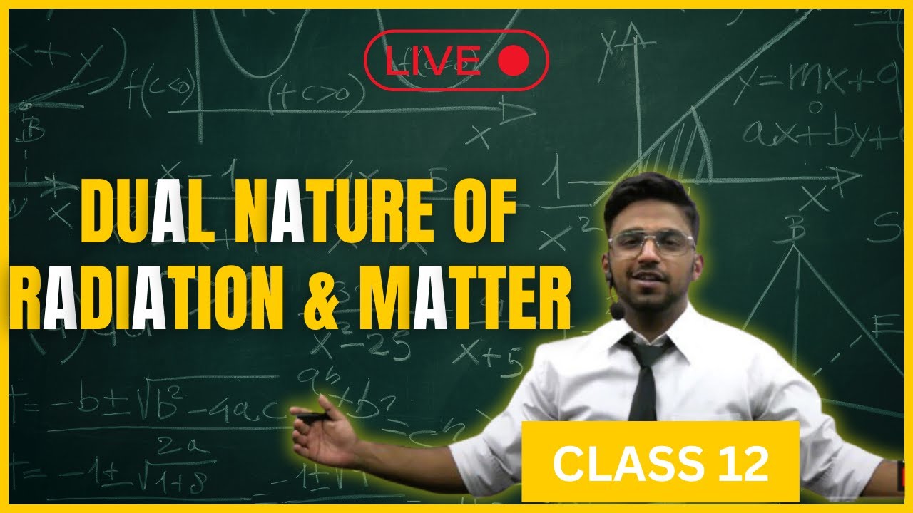Dual nature of Radiation and Matter | Live Revision  | Class 1 | Physics ISC Class12 | Arjun Jagwani