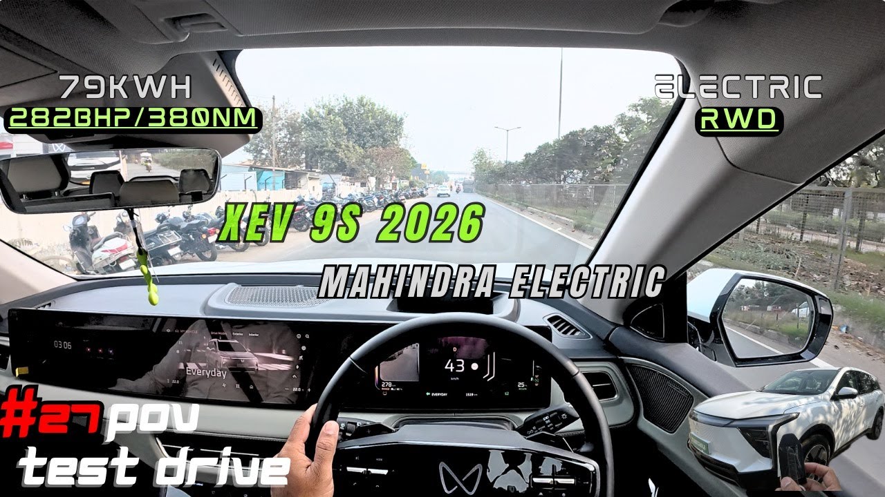 POV TEST DRIVE XEV 9S ELECTRIC SUV 282BHP/380NM 0-100 UNDER 7 SECOND !