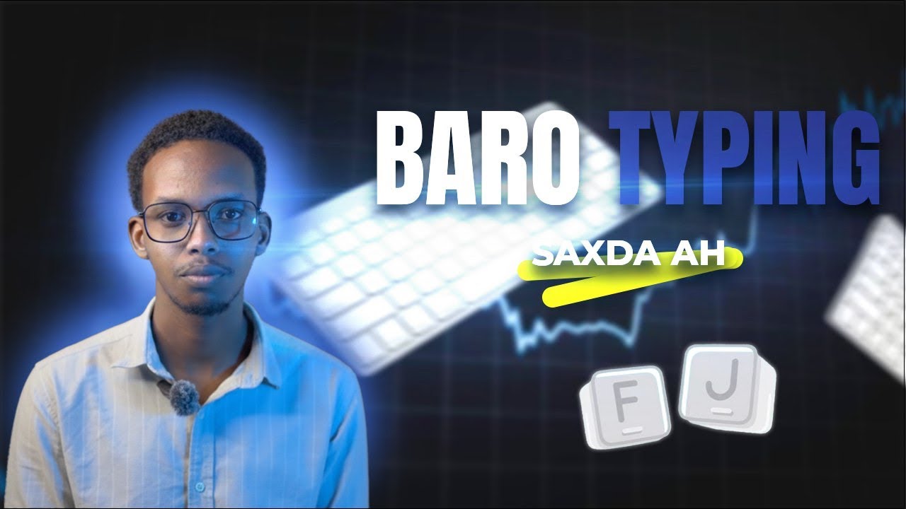 Baro Typing-ka saxda ah | Qalad la’aan & Xawaare sare (Tallaabooyin fudud) ‼️#salman #typing 