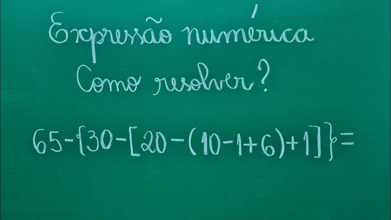 💢 EXPRESSÃO NUMÉRICA com PARÊNTESES, COLCHETES e CHAVES - Professora Angela Matemática