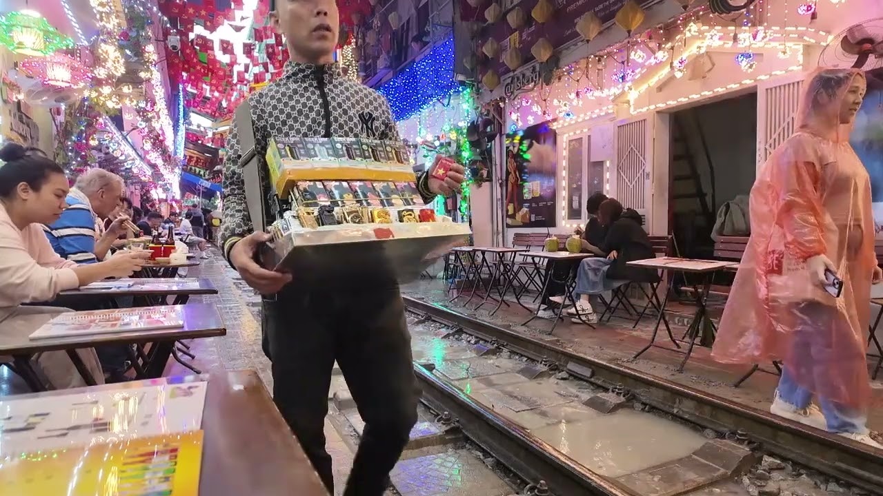 Hanoi, Vietnam - train street