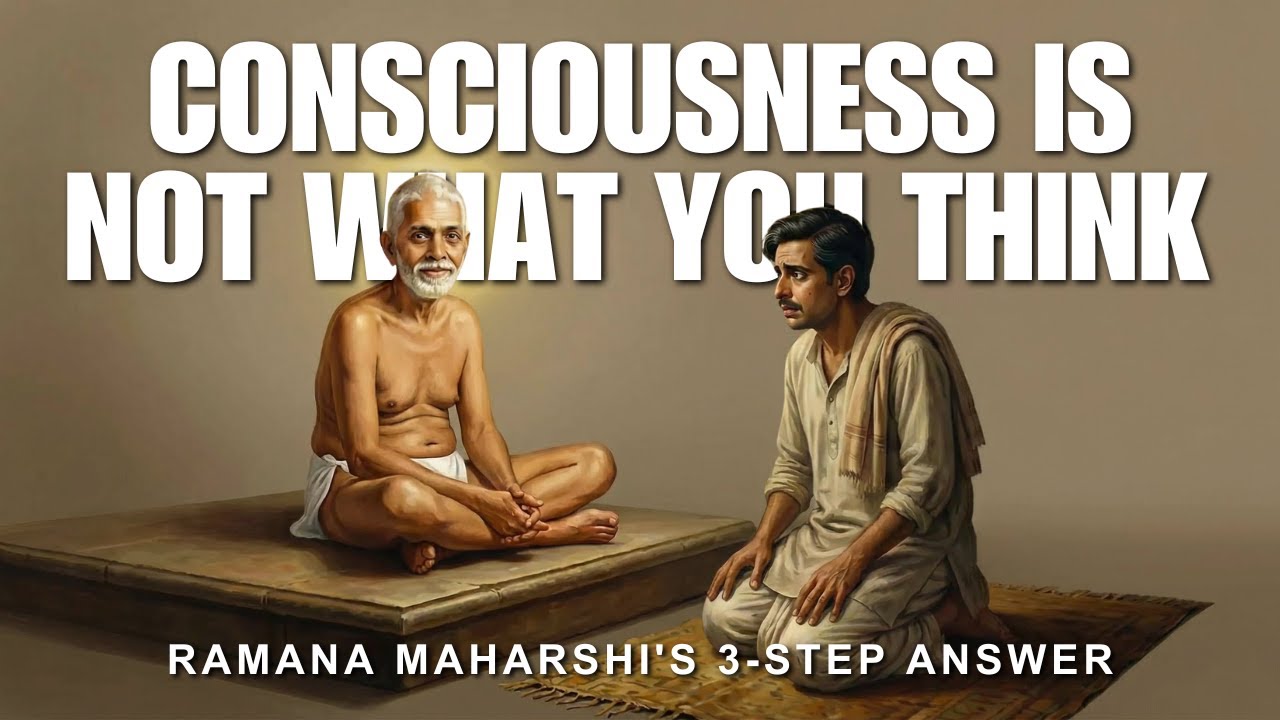 Consciousness is NOT What You Think   Ramana Maharshi's 3 Step Answer