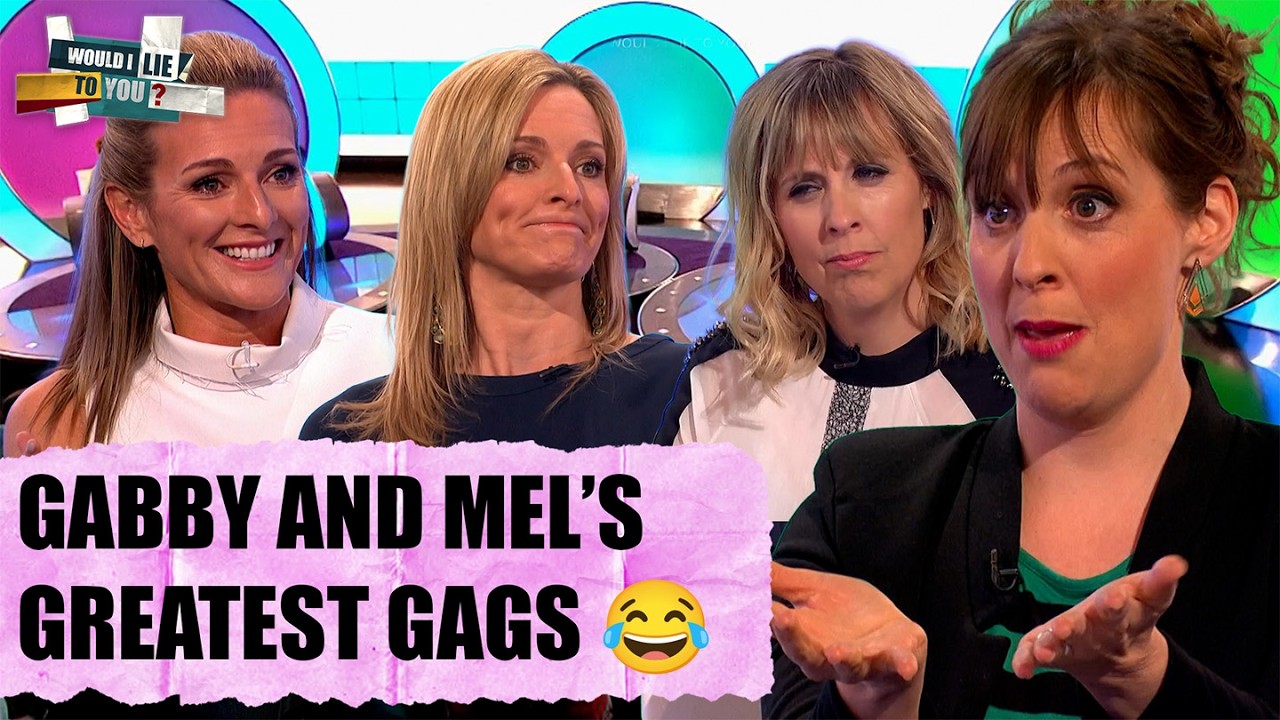 Gabby Logan & Mel Giedroyc FACE-OFF 😱 | Would I Lie To You?