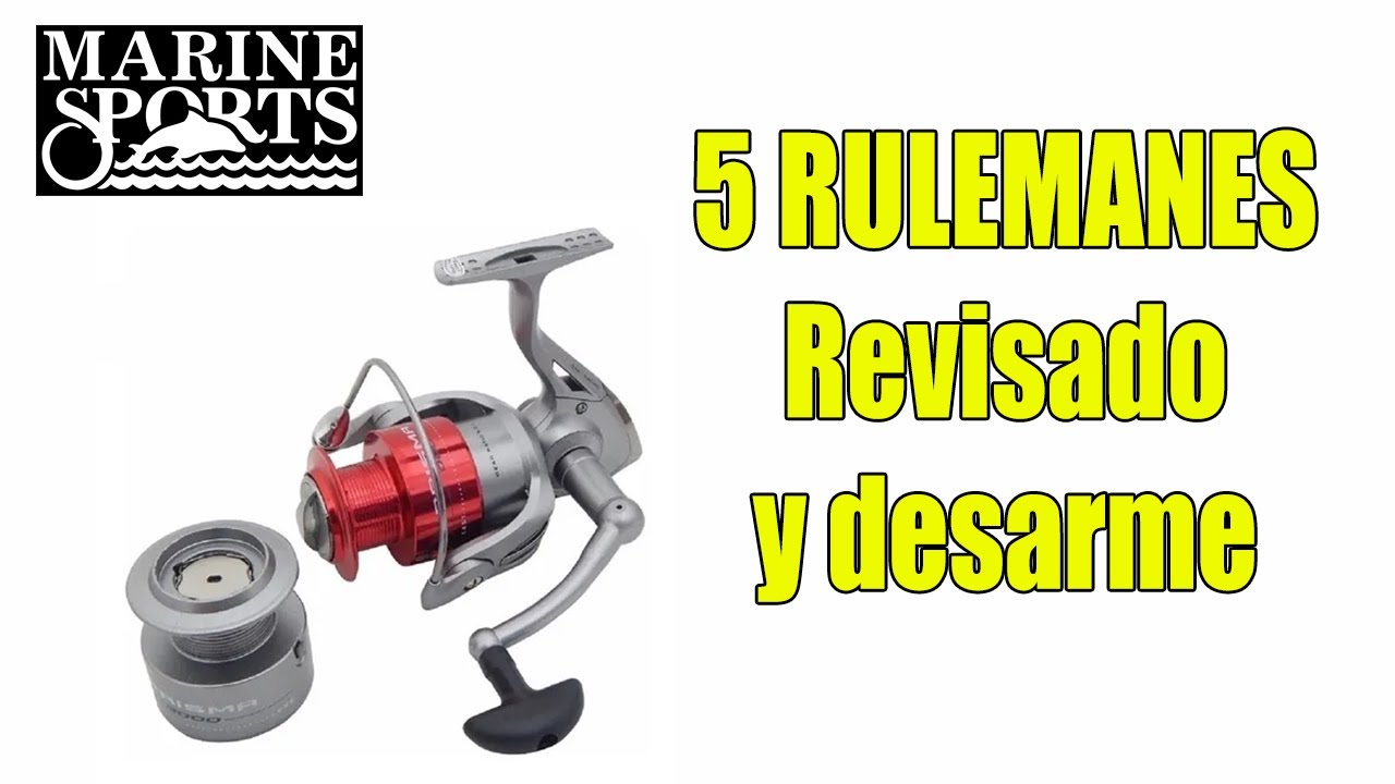 Revisado del Reel frontal Marine sports Prisma 4000 de 5 rulemanes