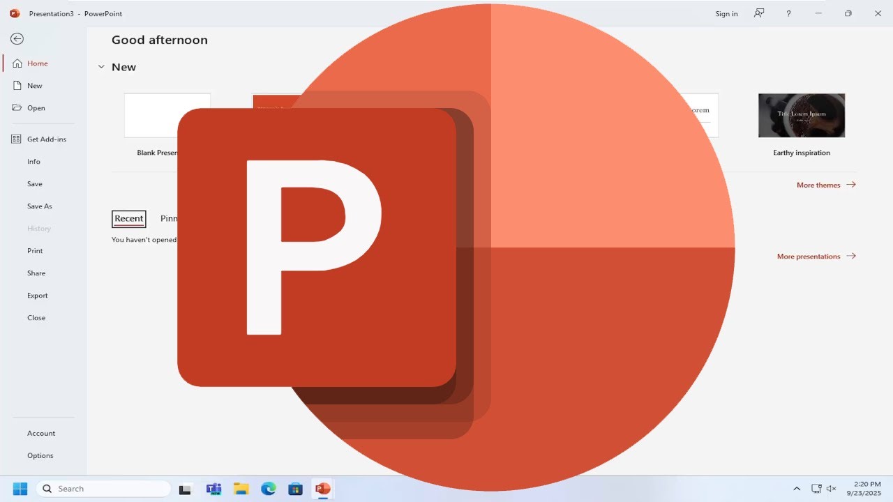 Как открыть существующую презентацию в MS PowerPoint [Учебник]