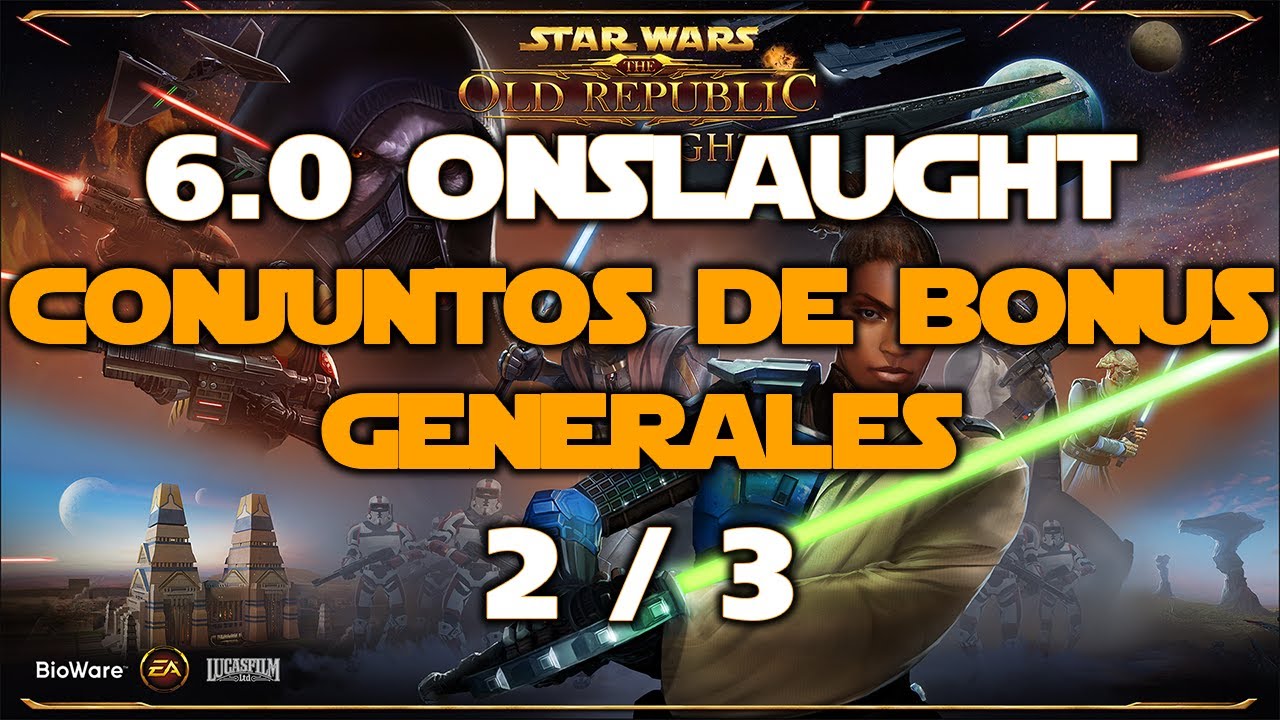 Parche 6.0 Onslaught 2/3: Conjuntos (Sets) de Bonus Generales Traducidos