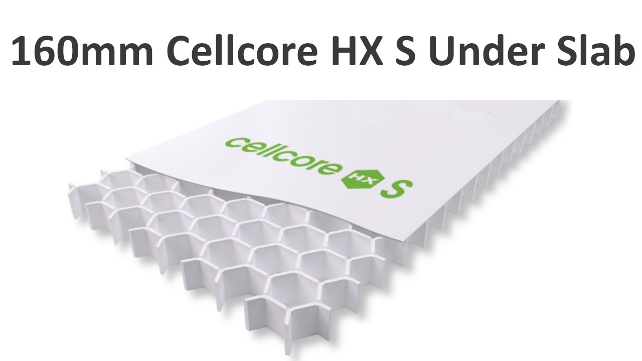160mm Cellcore HX S under slab-EPS ground heave solutionǀ GRADE 7/10 ǀ 9/13 ǀ 13/18  ǀ 18/24 ǀ 24/32