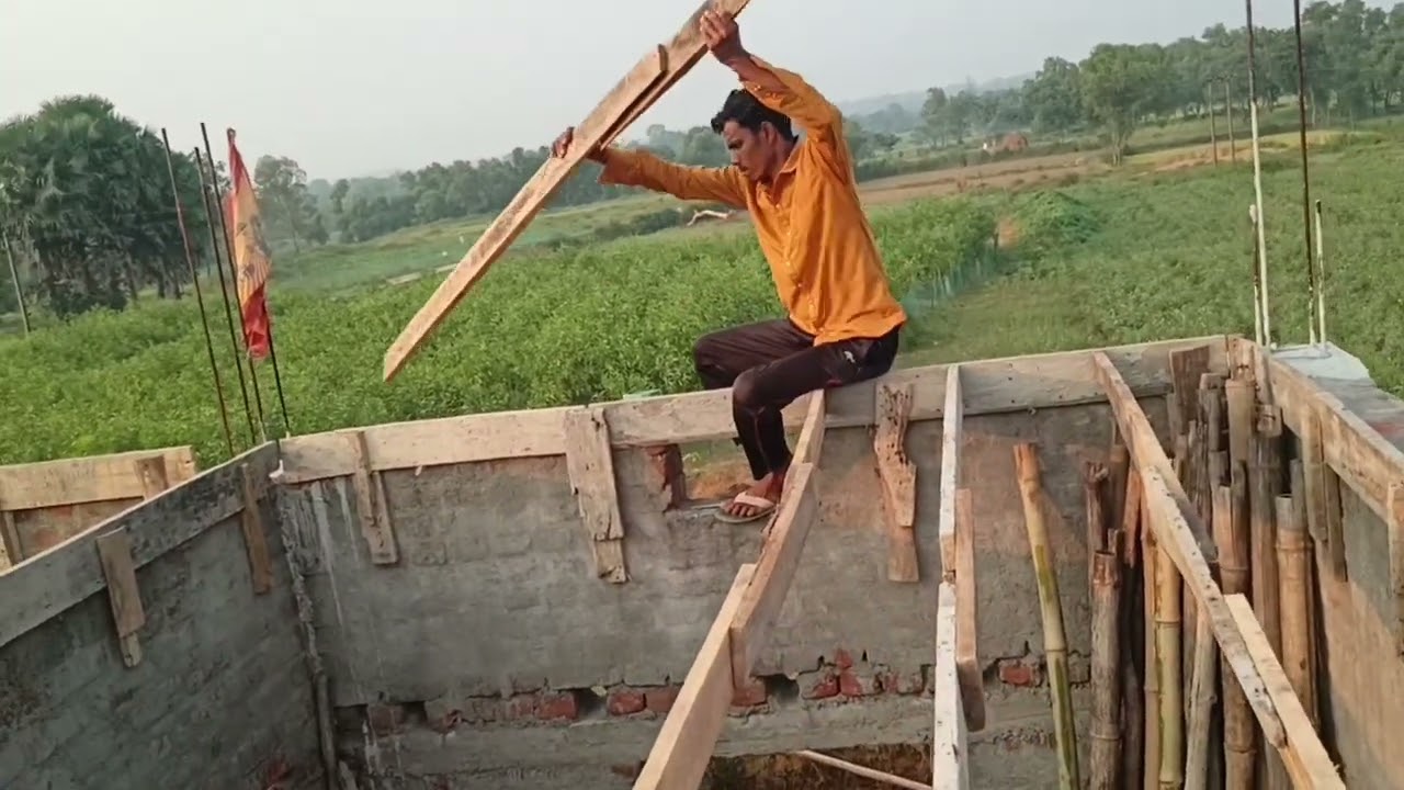 Living Hall Roof Formwork Techniques/Construction of Roof kaise Centring Formwork