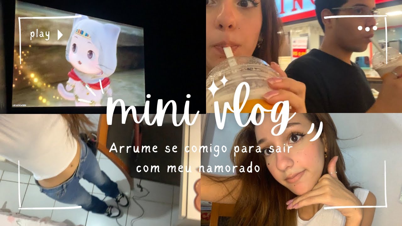 MINI VLOG: arrume se comigo para sair com meu namorado + gameplay 😎😜