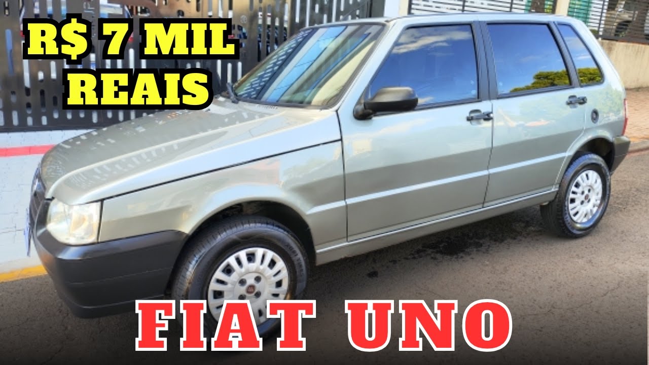 FIAT UNO À VENDA POR APENAS 7 MIL REAIS
