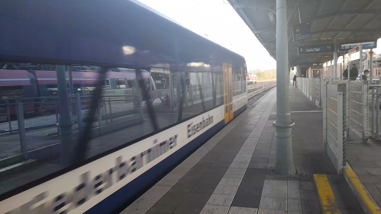 Ausfahrt der RB36 nach Frankfurt (Oder) BR 650
