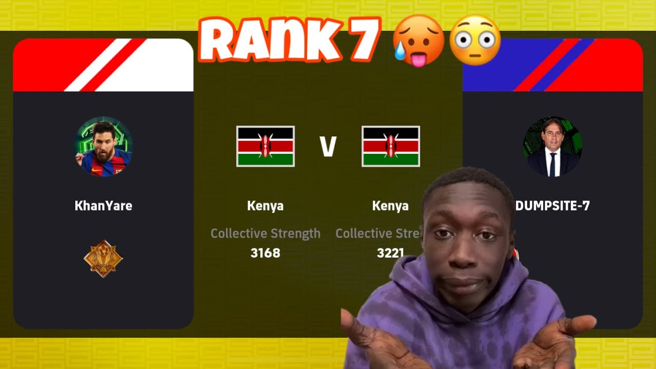 I FACED CURRENT RANK 7 FIFAe PLAYER 🥵 | COMEBACK + HARAMBALL 😂🔥| efootball 26 