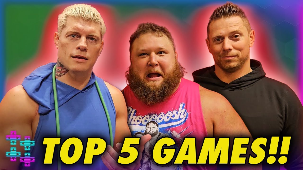 UUDD's Top 5 Video Games EVER | Cody Rhodes, The Miz, and Otis