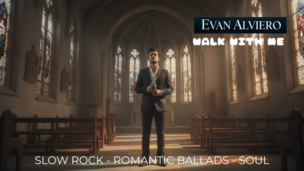 Walk With Me – Evan Alviero | Romantic Slow Rock Ballad About Love’s Journey