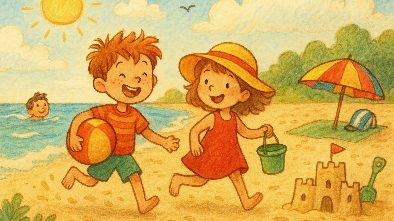 Ferienzeit ☀️🎒 &ndash; Fr&ouml;hliches Kinderlied &uuml;ber Urlaub, Spa&szlig; & Abenteuer