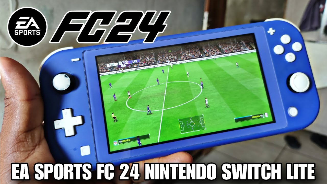 EA SPORTS FC 24 NINTENDO SWITCH LITE GAMEPLAY MODO CARREIRA