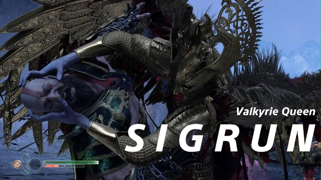 God of War (2018) - Valkyrie Queen SIGRUN Boss Fight