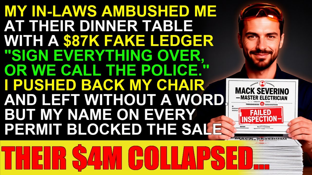 My In-Laws Framed Me for Embezzlement — Then Couldn't Close Without My Signature | Family Revenge
