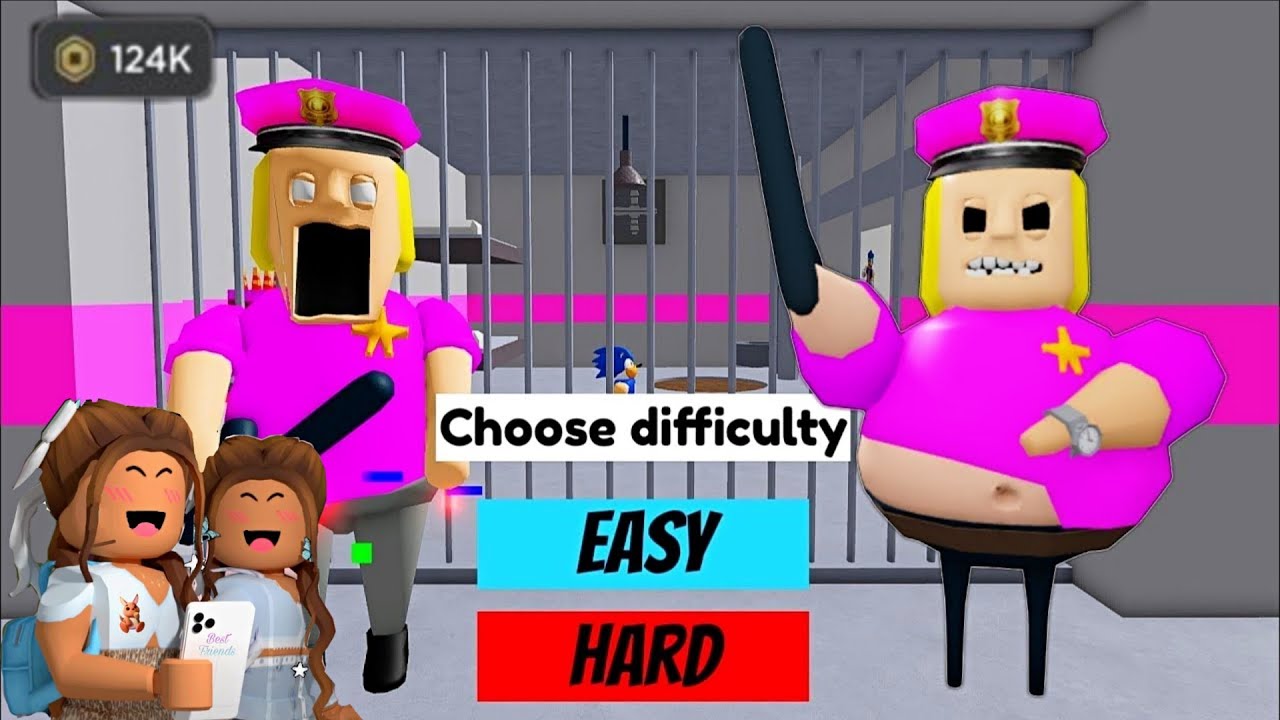 🚔 POLICE GIRL PRISON RUN OBBY Roblox Gameplay &ndash; INSANE ESCAPE!! 😱