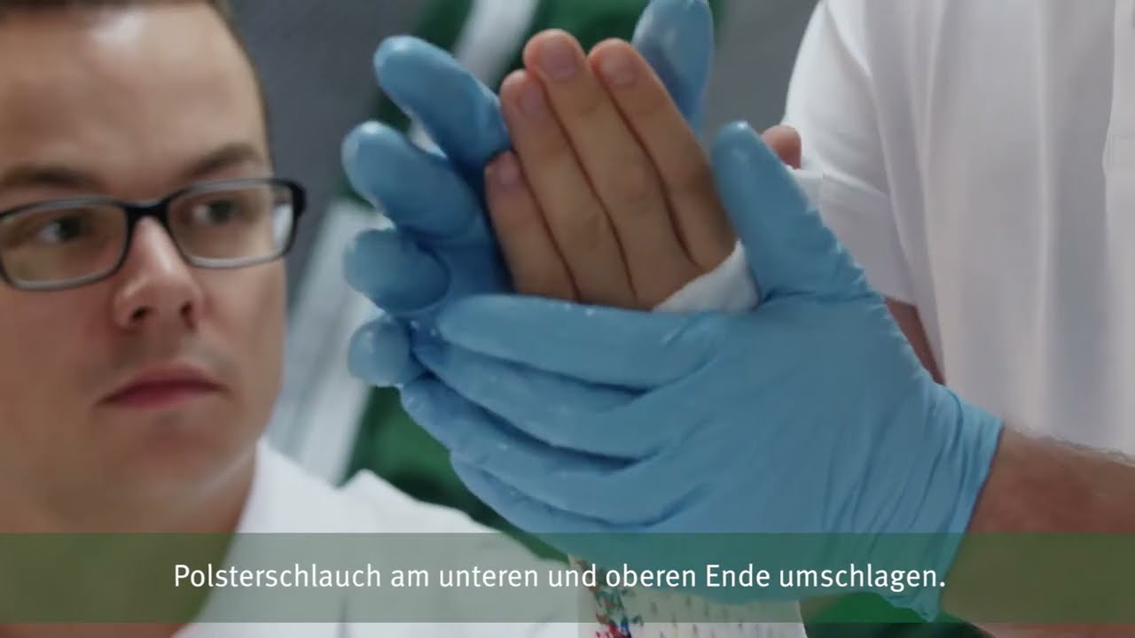 Effektives Behandeln einer Radiusfraktur | HM Rollcast | KREWI Medical Produkte GmbH