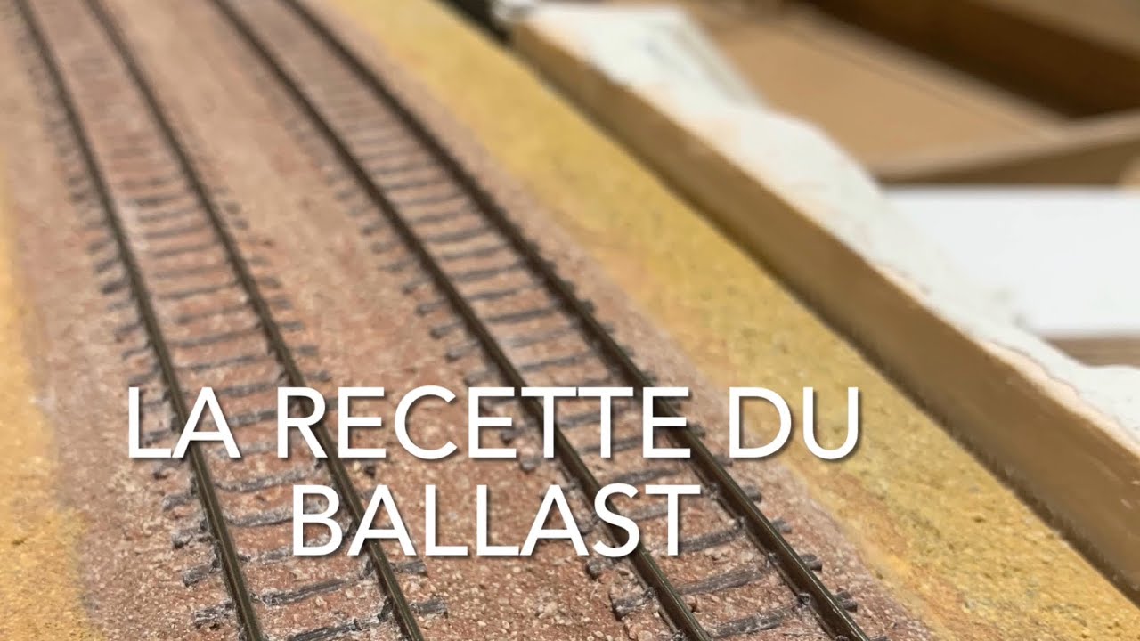TUTO gare de L’arbresle , module 4,partie 4, le ballastage des voies, echelleN , N scale, spur N