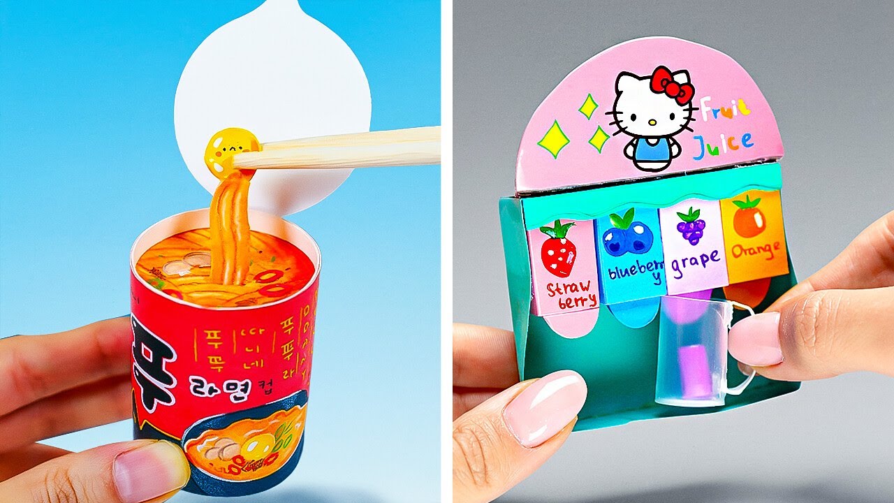 😍 MINI LAVORETTI DI CARTA 💖 Le Più Carine Piccole DIY di Tendenza Ora! 🌟