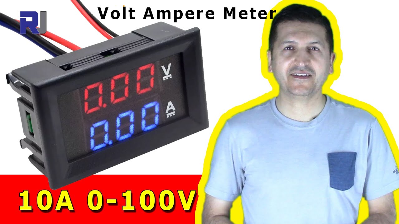 Complete Test/Review of 10A  0-100V LED DC Volt and Current Meter RJT203