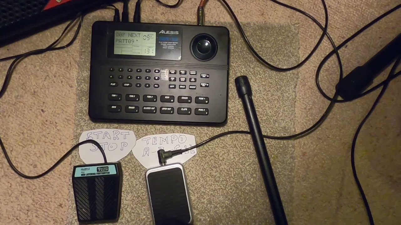 Alesis SR-16 Live Pattern Play Example 3
