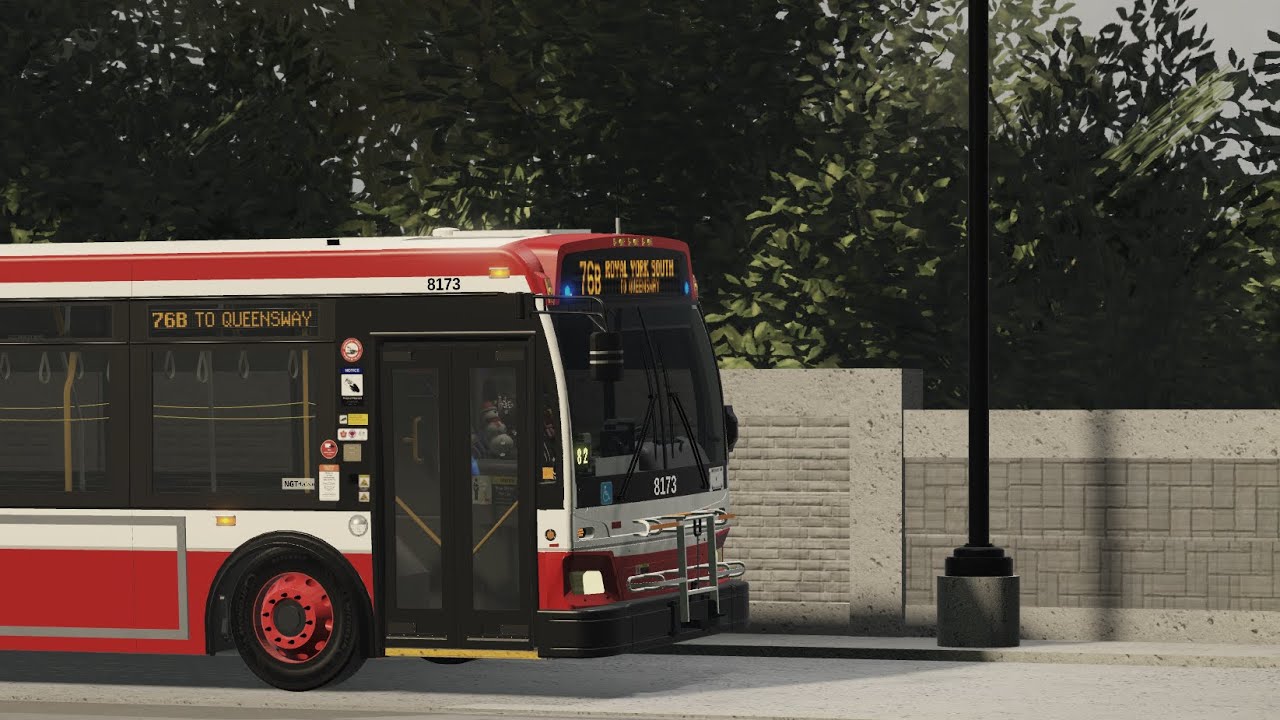 Toronto Transit Commission ROBLOX 2010 Orion VII NG Diesel 8173 on Route 76B Royal York South