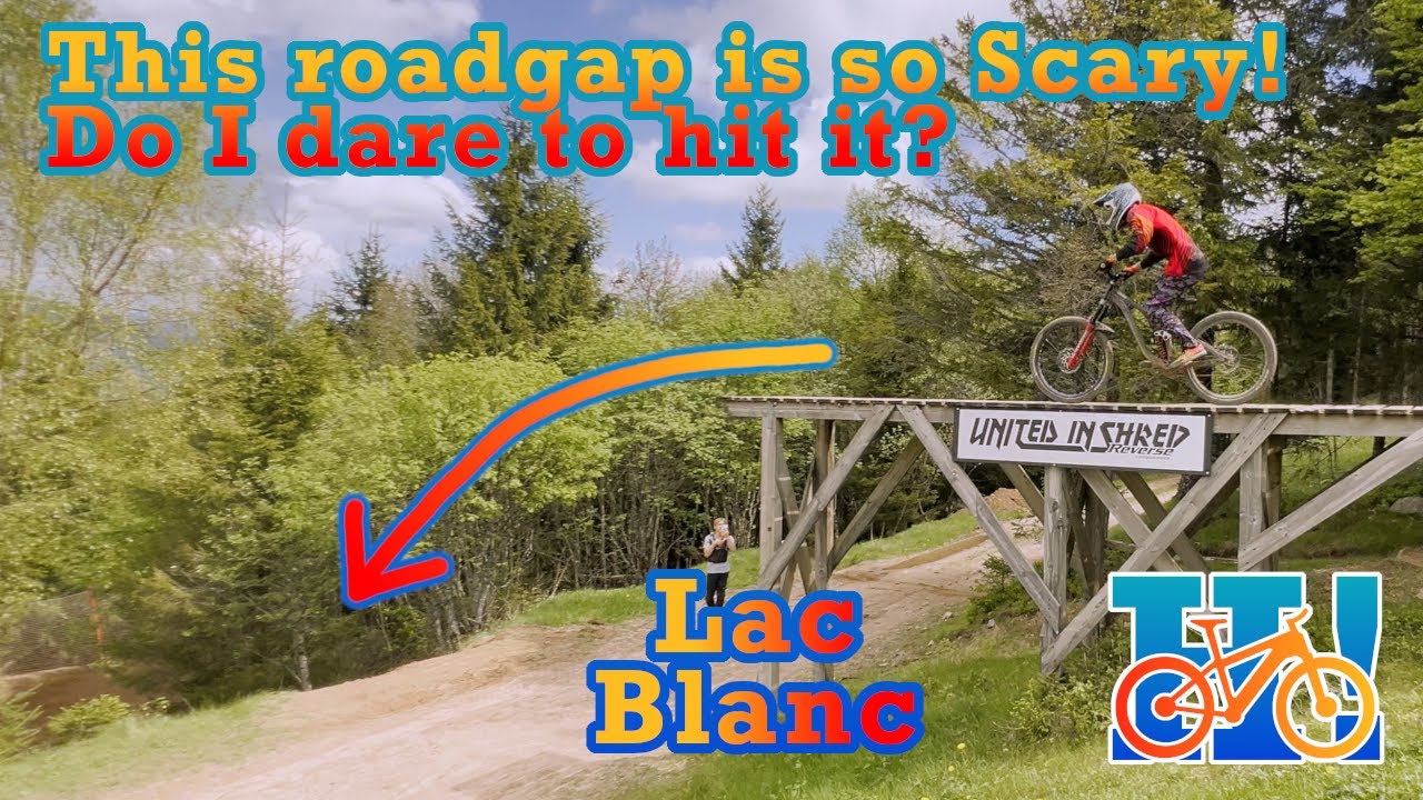 This is the scariest feature I ever attempted. | Lac Blanc road gap!