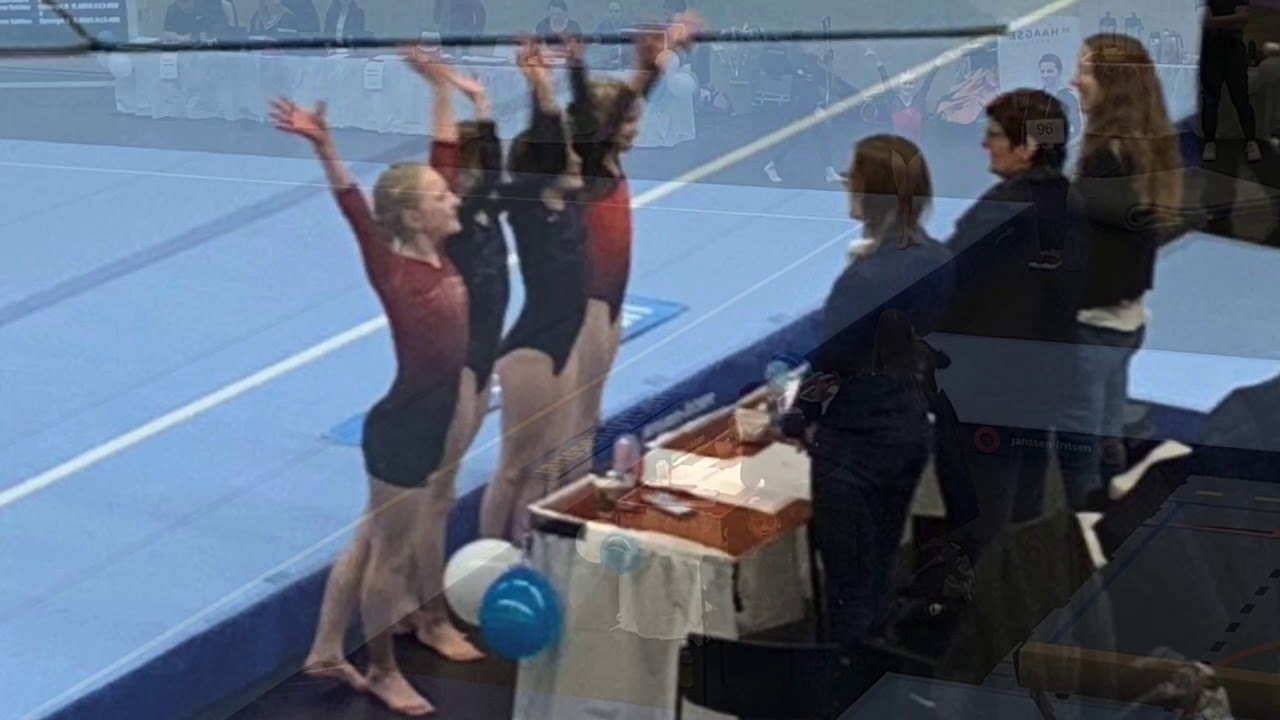 Maryse van den Bos 2e Voorronde Nederlands kampioenschap turnen N3jeugd1 2e divisie 19-12-2019