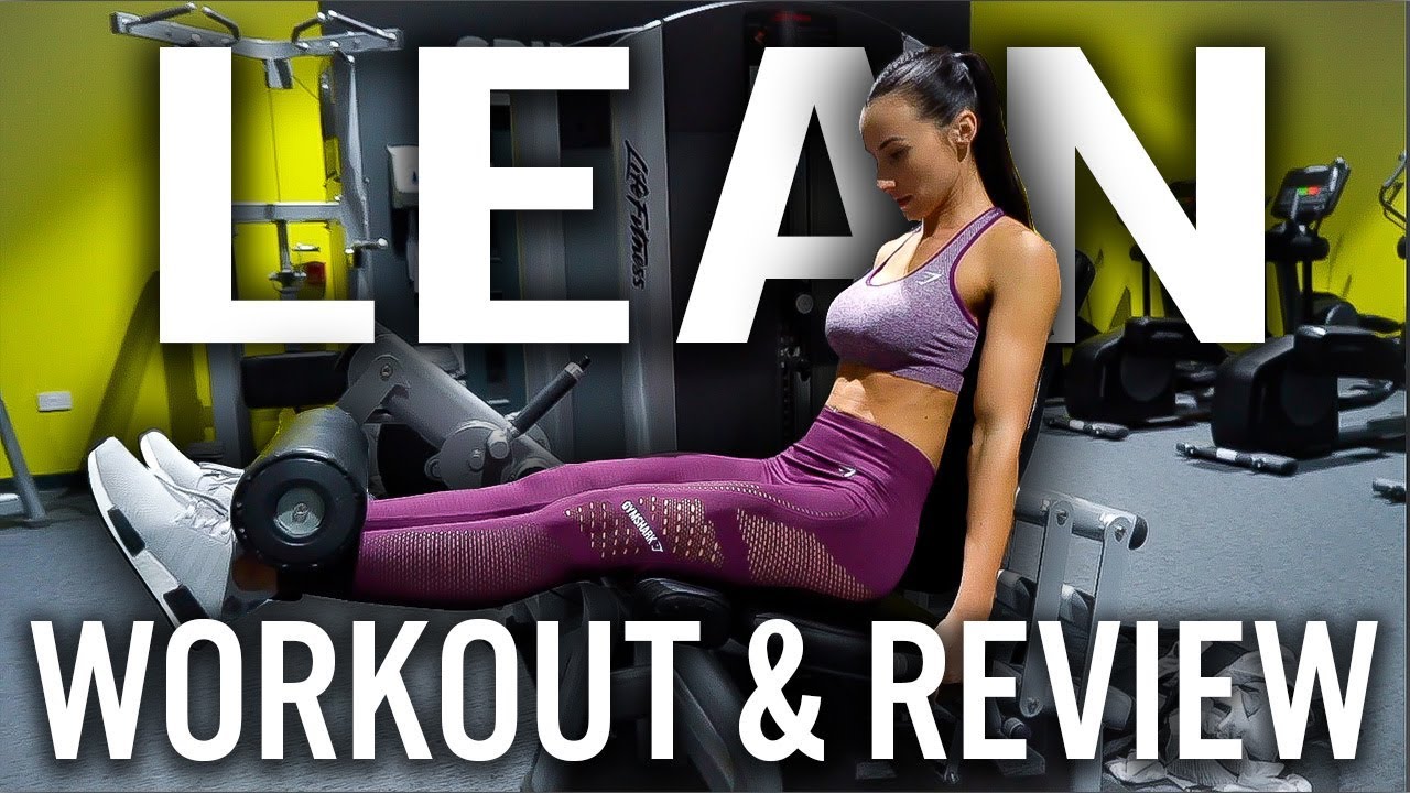 FULL QUAD WORKOUT FROM MY NEW GUIDE 'LEAN' + FULL REVIEW