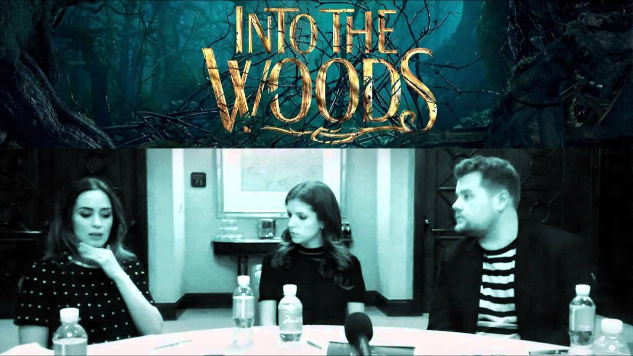 Emily Blunt, Anna Kendrick, James Corden talk INTO THE WOODS