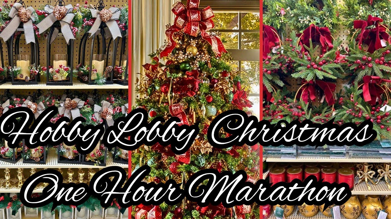 Hobby Lobby Christmas in July 2025!! One HOUR of ALL CHRISTMAS!! LET'S GO CHRISTMAS SHOPPING!!